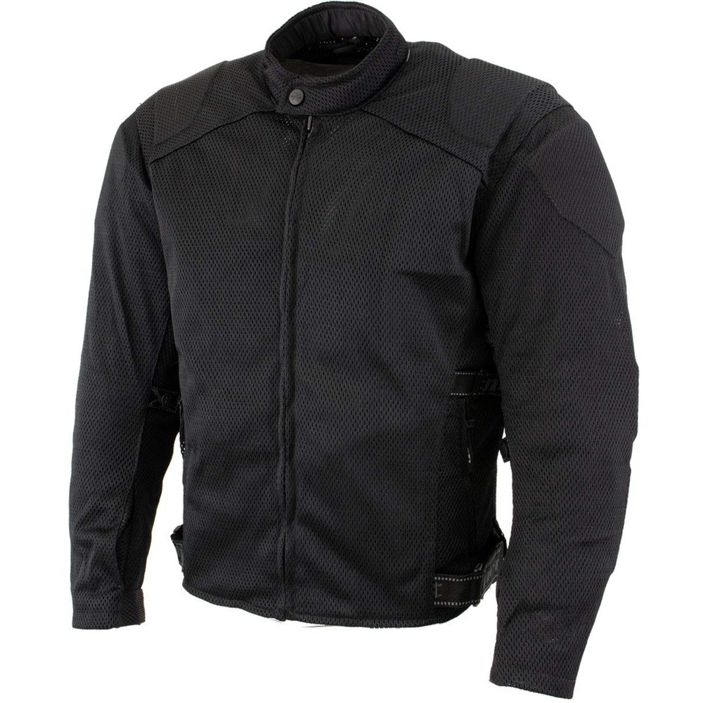 Xelement Men's Caliber Motorcycle Jacket X-Armor Zip Out Liner Black Mesh‎ - XXL